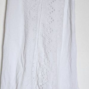 Pure cotton spaghetti strap nightgown sleepwear by Cynthia Rowley size Large